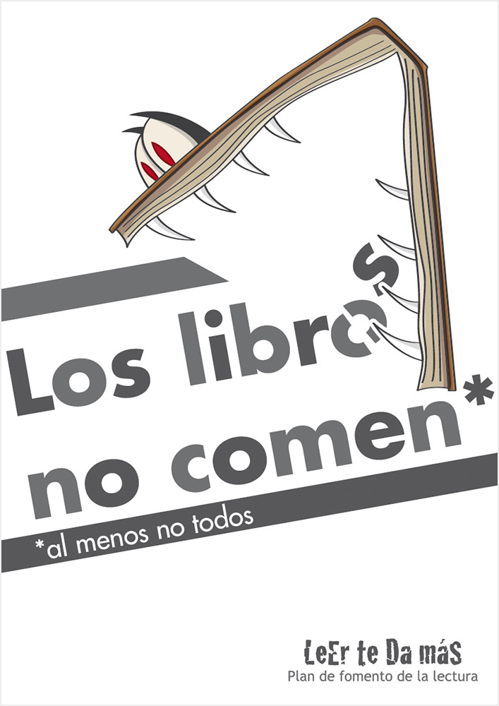 Cartel Libro que muerde